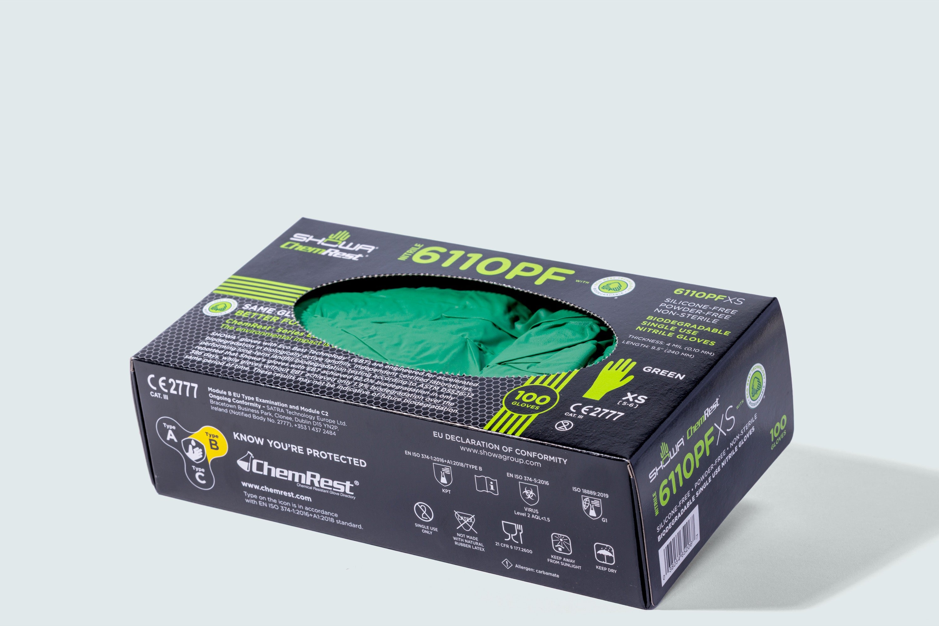 Biodegradable Nitrile Gloves